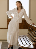 Ethereal Lace Wave Skirt