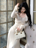 Princess Ruffle Lace Elegance Gown