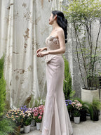 Blooming Ivory Rose Corset