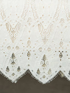 Ivory Lace Vintage Midi Dress