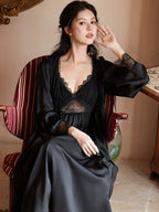 Grace's Lace Delight Nightgown Set