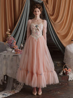 Floral Elegance Vintage Ball Gown