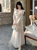 Princess Ruffle Lace Elegance Gown
