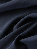 Navy Tweed Double-Breasted Dress