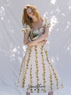 Daisy's Summer Cottage Floral Dress