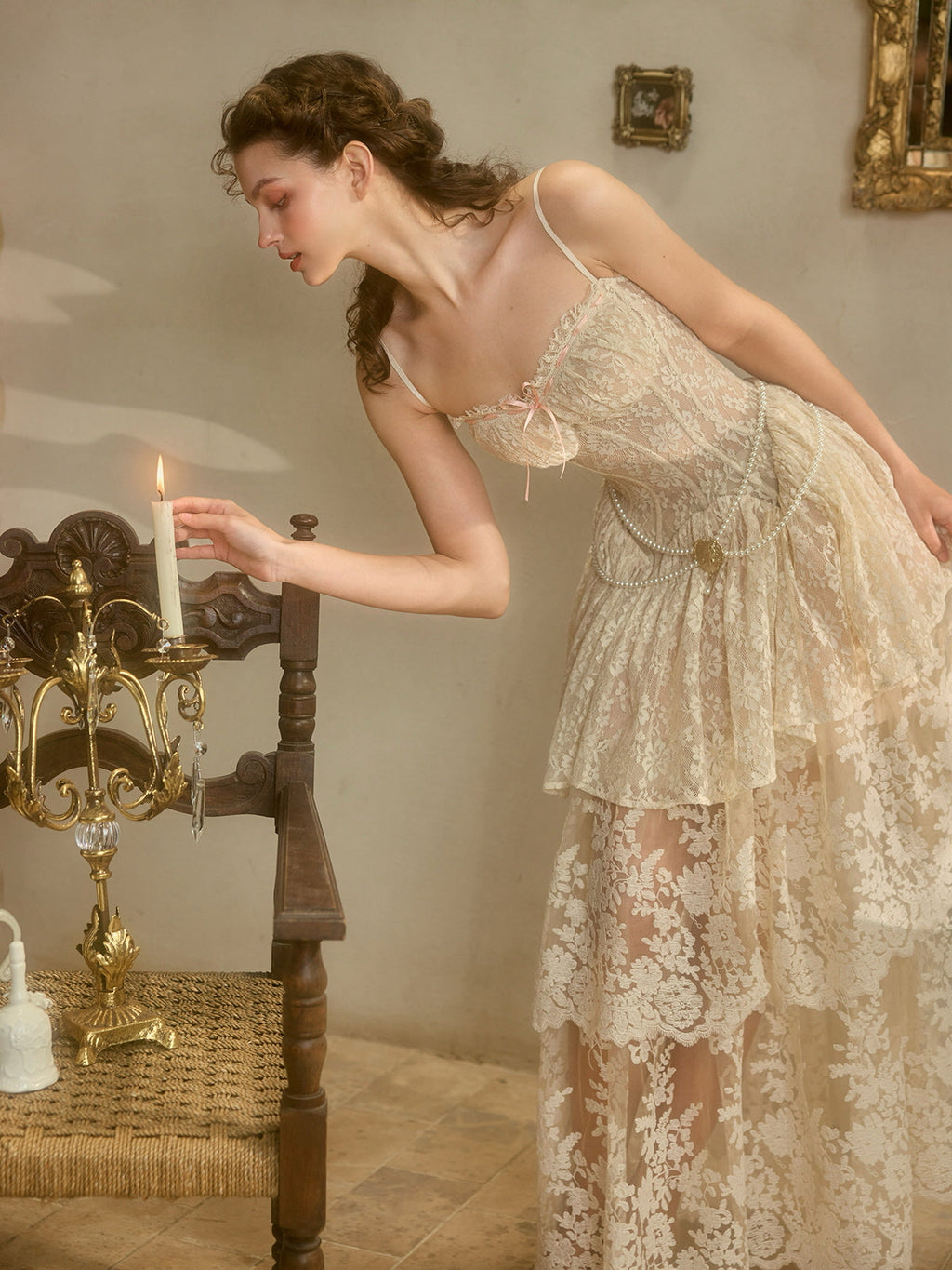 Lace Blossom Princess Dress