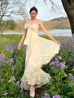 High-Waisted Fairy Chiffon Maxi Skirt