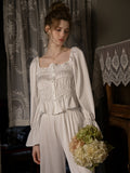Pearl-Embellished Lounge Set