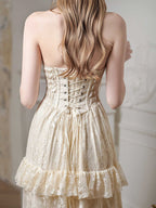 Victorian Elegance Lace Corset Dress