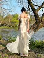 High-Waisted Fairy Chiffon Maxi Skirt
