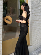 Ethereal Slim-Fit Mermaid Skirt