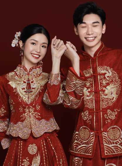 Phoenix, Matching Groom Set