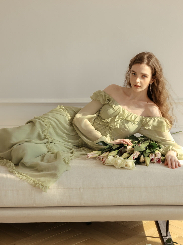 Aurora's Green Fairy Dress