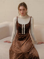 Pearl Lace Sheer Panel Top