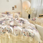 Romantic Pastoral Floral Cotton Bedding Set