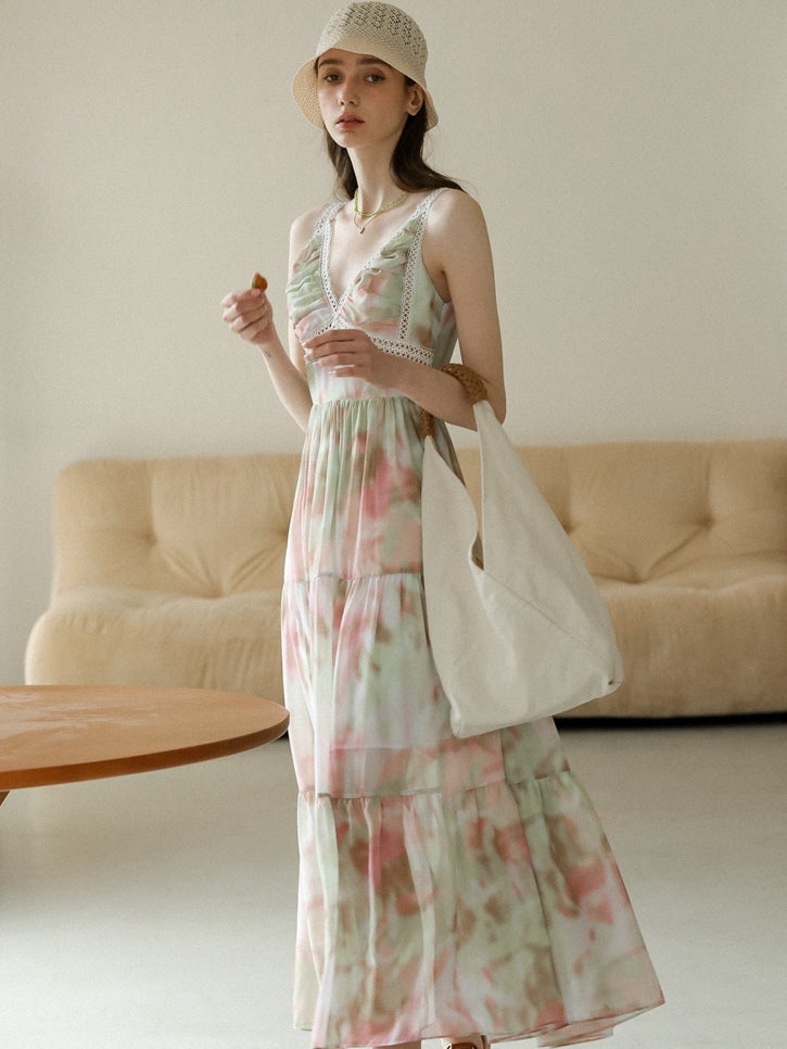 Amelia's Elegant Vacation Dress
