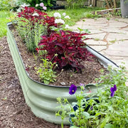 YoYoBloom 11" Tall 8' x 2' Metal Raised Garden Bed (9-in-1) | Upgrade 2.0 Calf-High Design image 5