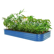 YoYoBloom 11" Tall 8' x 4' Metal Raised Garden Bed (10-in-1) | Upgrade 2.0 Calf-High Design image 7