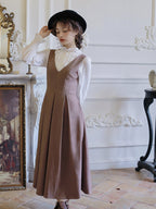 Vintage Ruffle Accent Blouse