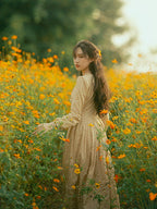 Lillian's Yellow Frill Dress