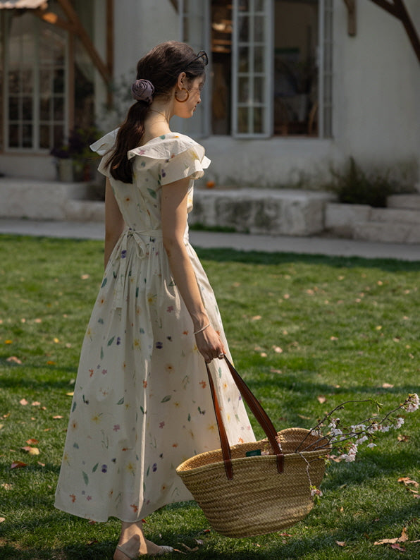 Floral Meadow Cotton Dress