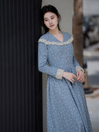 Emily's Blue Floral Dream Dress