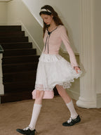 Ethereal Lace Ballet Skirt