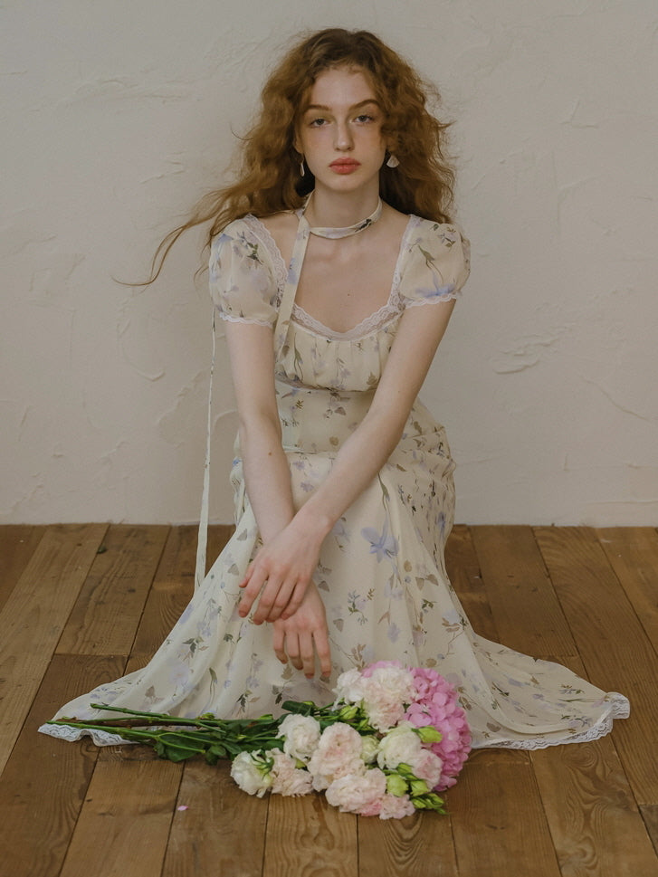 Lily's Ivory Blossom Summer Dress