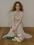 Lily's Ivory Blossom Summer Dress