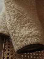 Cozy Bouclé Wool Toggle Jacket