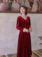 Scarlet Red Velvet Dream Dress