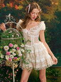 Enchanted Floral Fairy Corset Dress