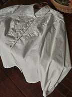 Embroidered Victorian Cotton Blouse