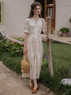 Lily's Holiday Dream Embroidery Dress