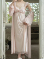 Ruffle-Trimmed Fairytale Nightgown Set
