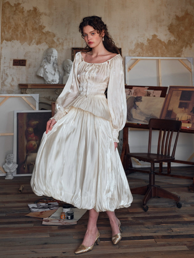 Moonlight Whispers Balloon Skirt