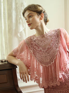 Elizabeth's Retro Pink Elegance Dress