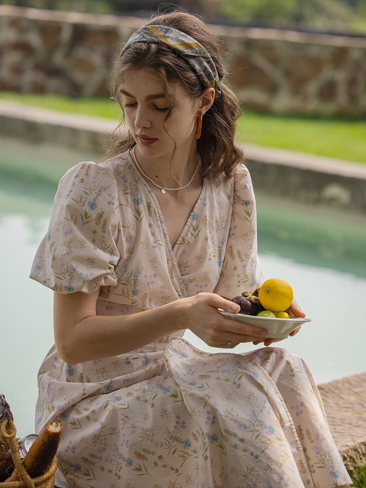 Ava's Ivory Whisper Cottage Summer Dress