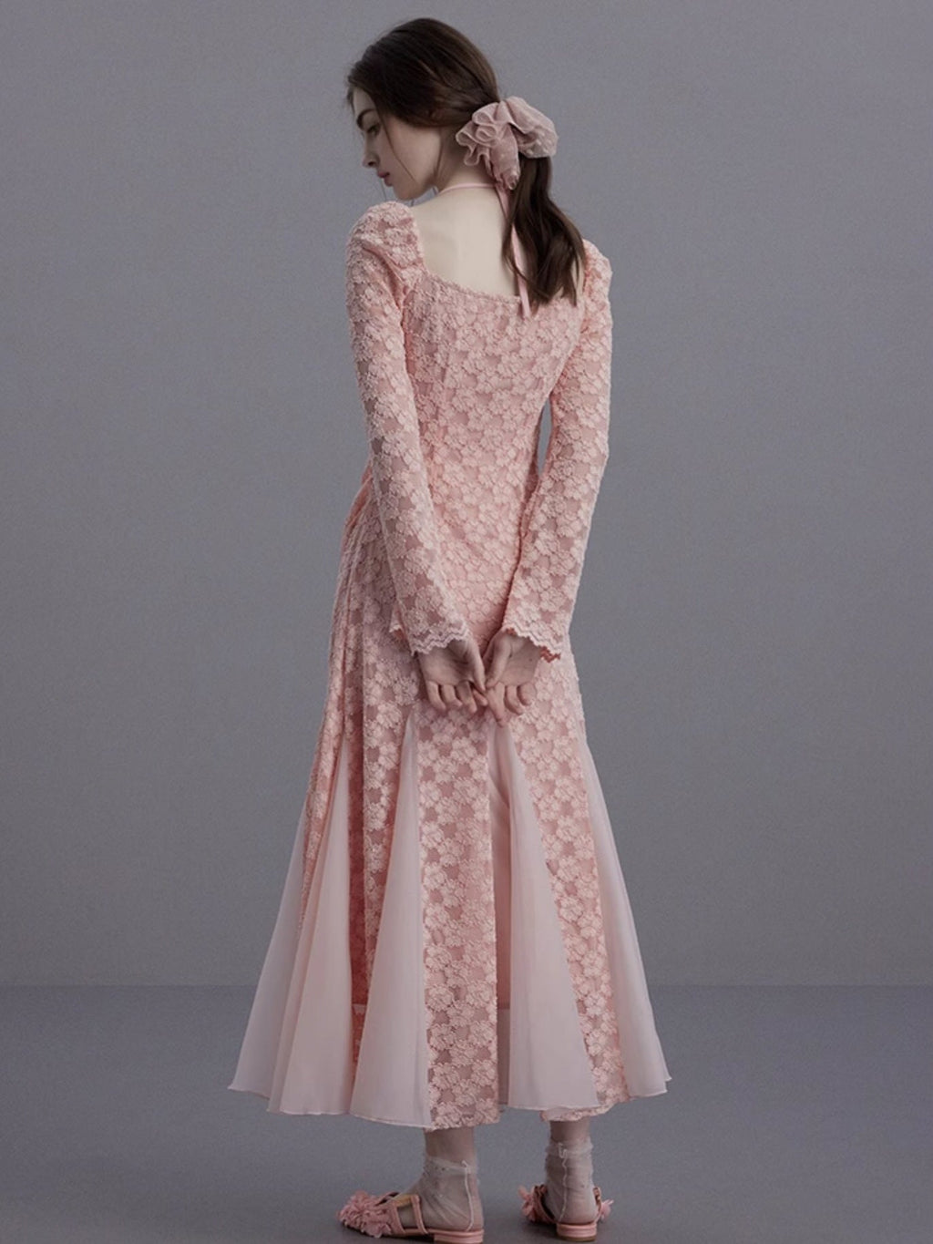 Blush Lace Fairy Dress