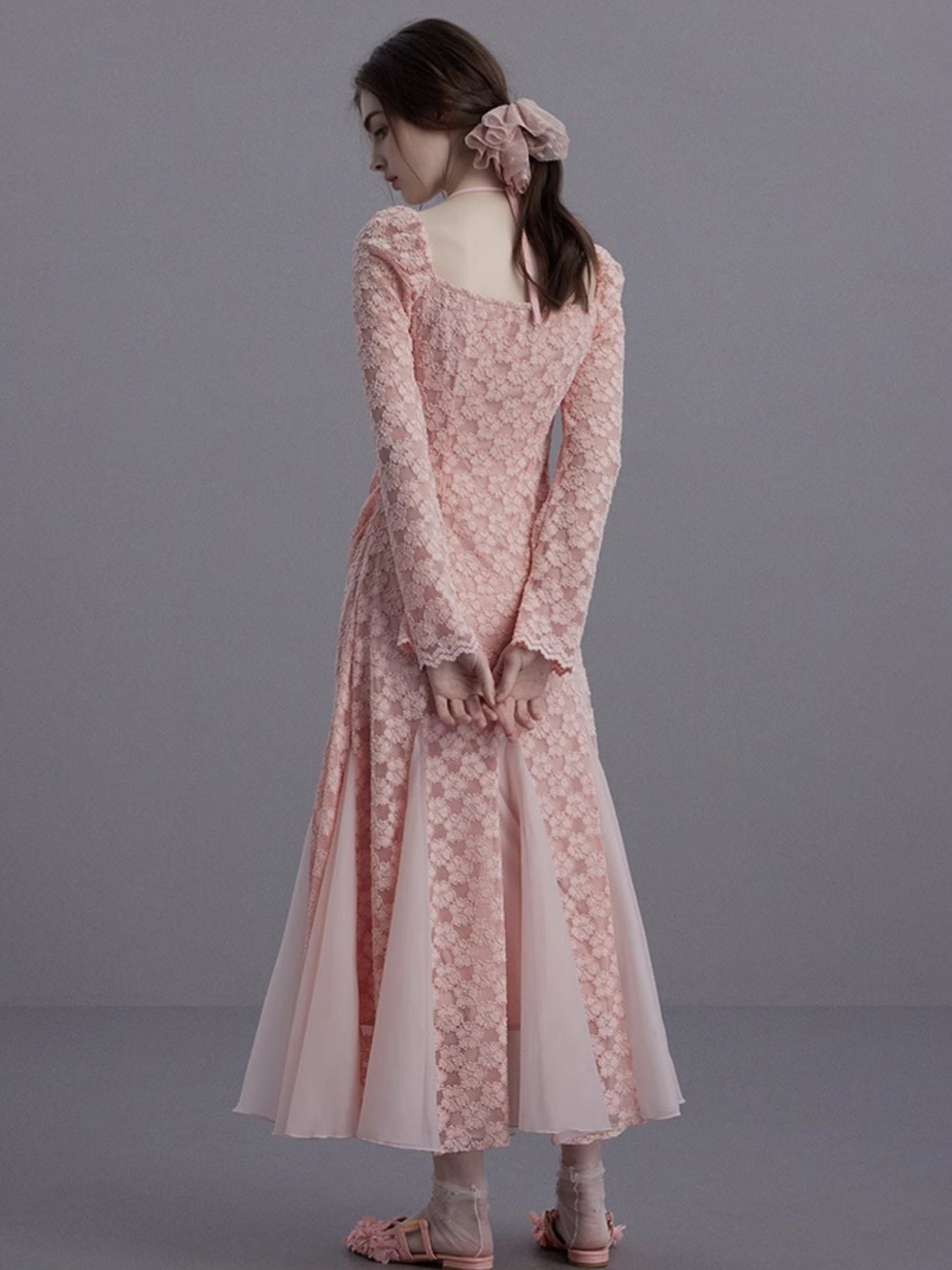 Blush Lace Fairy Dress