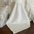Butterfly Embroidered Velvet Bedding Set