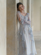 Blue Gingham Ruffle Dream Dress