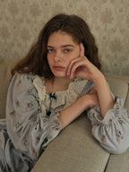Fleece Rosebud Pajama Set