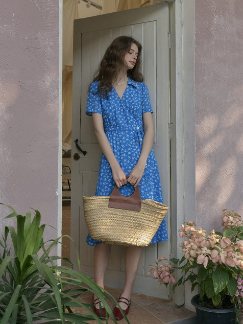 Blue Garden Stroll Dress