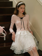 Ethereal Lace Ballet Skirt