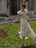Floral Meadow Cotton Dress