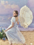 Ethereal Princess Vintage Lace Dream Dress