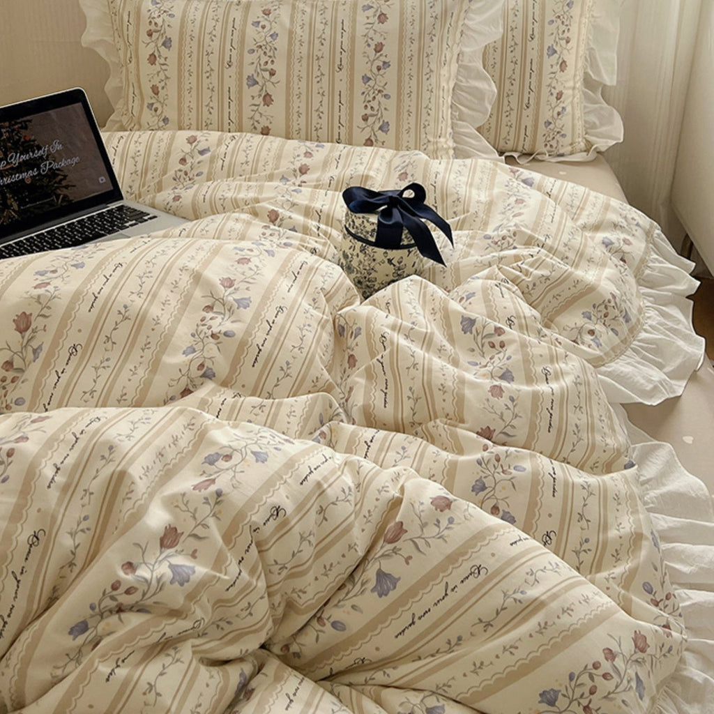 Spring Cotton Princess Style Bedding Set