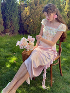 Floral Garden Lace Corset Top