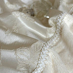 Butterfly Embroidered Velvet Bedding Set